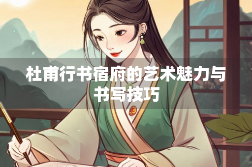 杜甫行书宿府的艺术魅力与书写技巧
