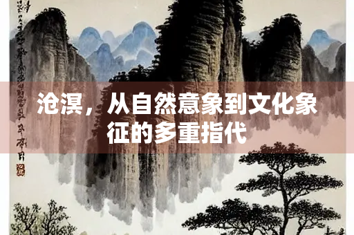 沧溟，从自然意象到文化象征的多重指代
