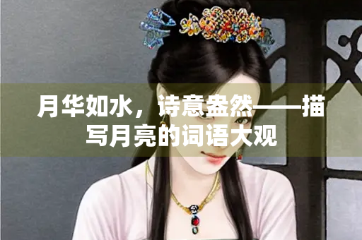 月华如水，诗意盎然——描写月亮的词语大观