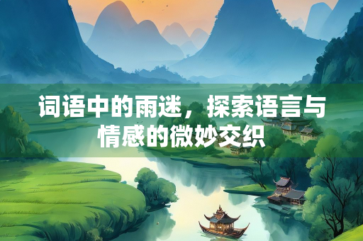 词语中的雨迷，探索语言与情感的微妙交织