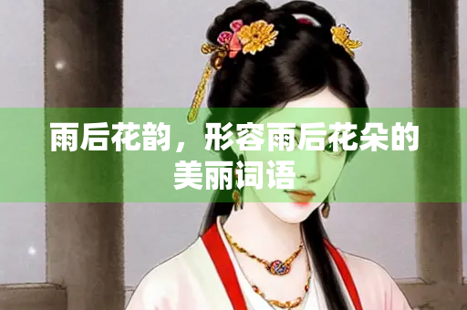 雨后花韵，形容雨后花朵的美丽词语