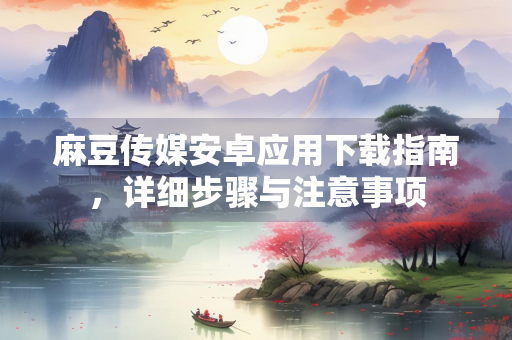 麻豆传媒安卓应用下载指南，详细步骤与注意事项