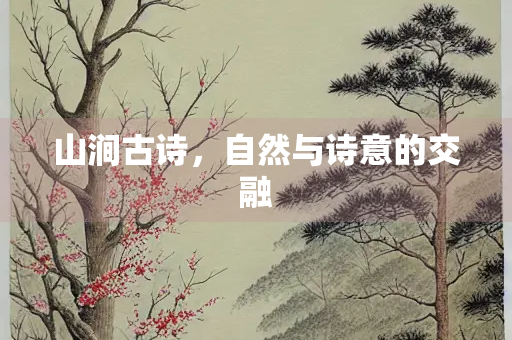 山涧古诗，自然与诗意的交融