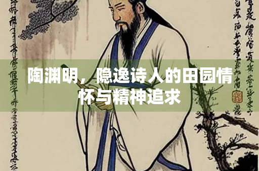 陶渊明，隐逸诗人的田园情怀与精神追求