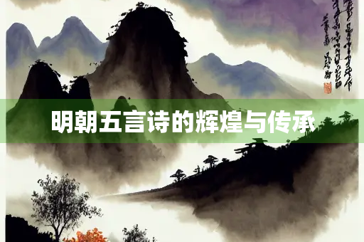 明朝五言诗的辉煌与传承