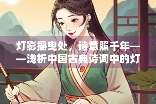 灯影摇曳处,诗意照千年——浅析中国古典诗词中的灯意象 灯影摇曳处,诗意照千年——浅析中国古典诗词中的灯意象
