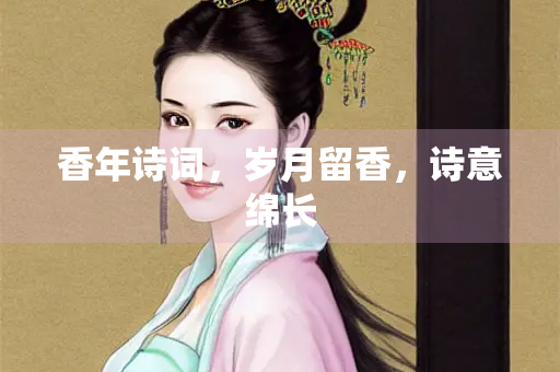 香年诗词，岁月留香，诗意绵长
