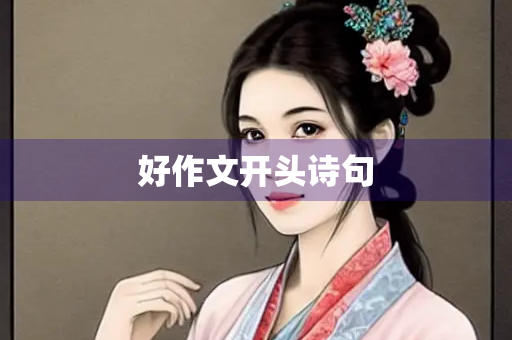 好作文开头诗句