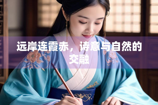 远岸连霞赤，诗意与自然的交融