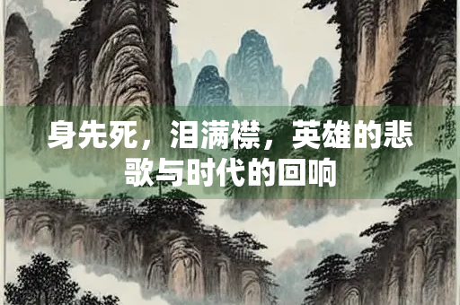 身先死,泪满襟,英雄的悲歌与时代的回响 身先死,泪满襟,英雄的悲歌与时代的回响