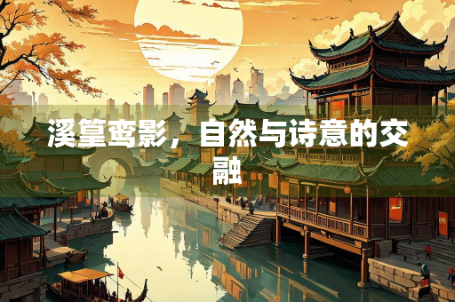 溪篁鸾影，自然与诗意的交融