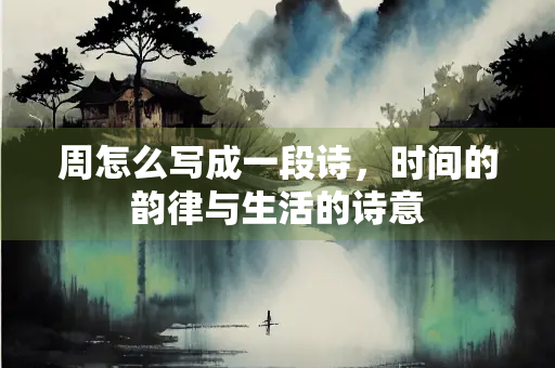 周怎么写成一段诗，时间的韵律与生活的诗意