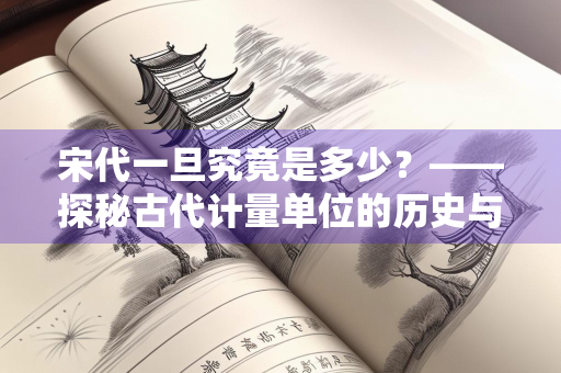 宋代一旦究竟是多少？——探秘古代计量单位的历史与文化