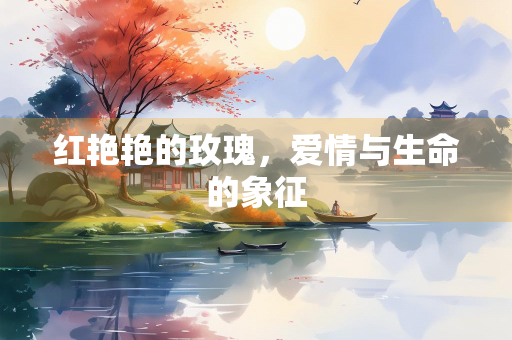 红艳艳的玫瑰，爱情与生命的象征