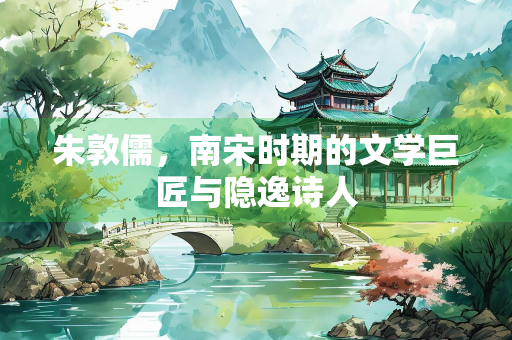 朱敦儒，南宋时期的文学巨匠与隐逸诗人
