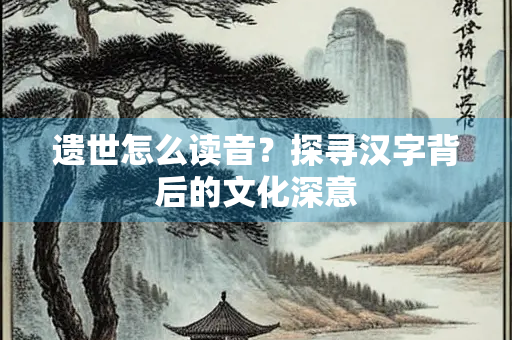 遗世怎么读音？探寻汉字背后的文化深意