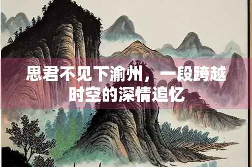 思君不见下渝州，一段跨越时空的深情追忆