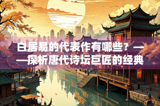 白居易的代表作有哪些？——探析唐代诗坛巨匠的经典之作