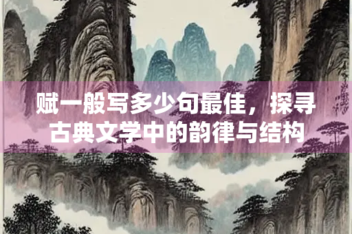 赋一般写多少句最佳，探寻古典文学中的韵律与结构