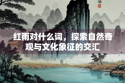 红雨对什么词，探索自然奇观与文化象征的交汇
