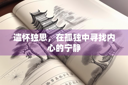 遣怀独思，在孤独中寻找内心的宁静