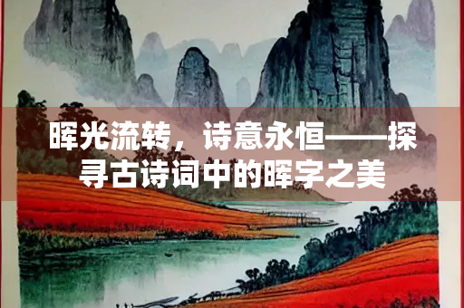 晖光流转，诗意永恒——探寻古诗词中的晖字之美