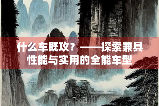什么车既攻？——探索兼具性能与实用的全能车型