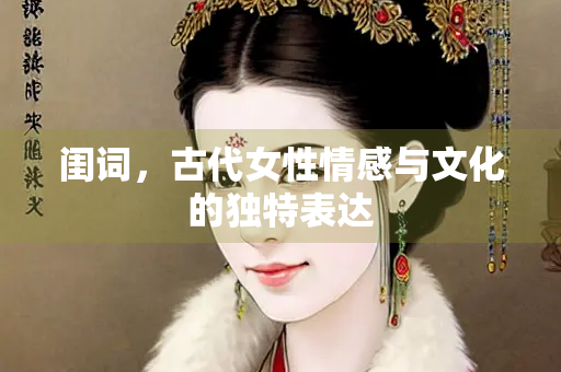 闺词，古代女性情感与文化的独特表达