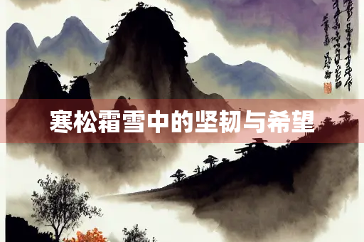 寒松霜雪中的坚韧与希望 寒松霜雪中的坚韧与希望
