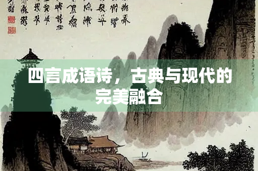 四言成语诗，古典与现代的完美融合
