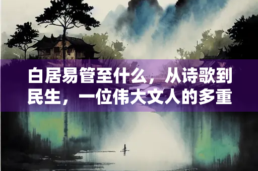 白居易管至什么，从诗歌到民生，一位伟大文人的多重角色