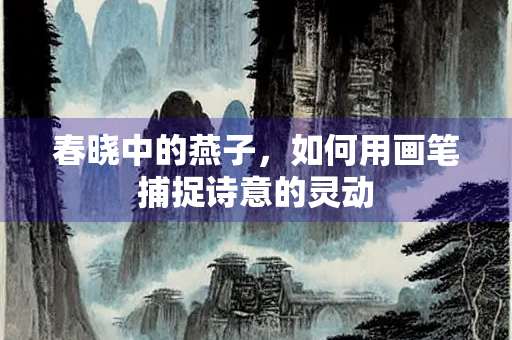 春晓中的燕子，如何用画笔捕捉诗意的灵动