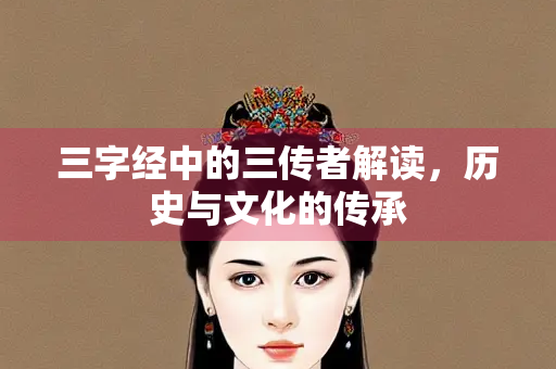 三字经中的三传者解读，历史与文化的传承