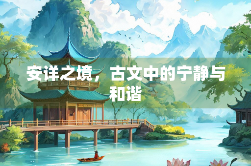安详之境，古文中的宁静与和谐