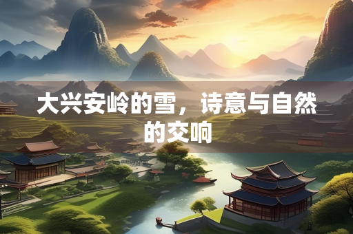 大兴安岭的雪，诗意与自然的交响