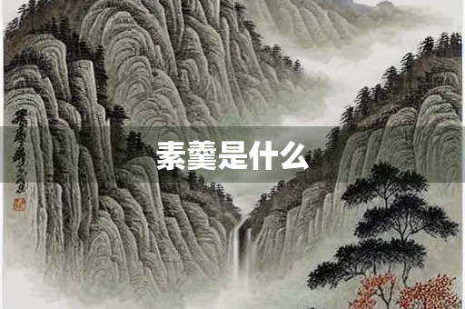 素羹是什么