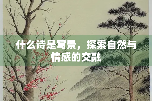 什么诗是写景，探索自然与情感的交融