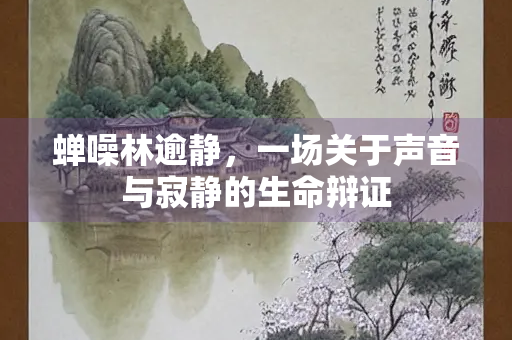 蝉噪林逾静，一场关于声音与寂静的生命辩证