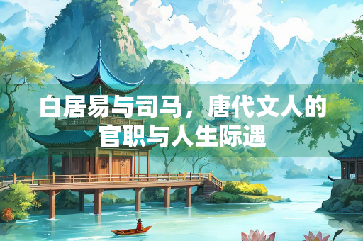 白居易与司马，唐代文人的官职与人生际遇