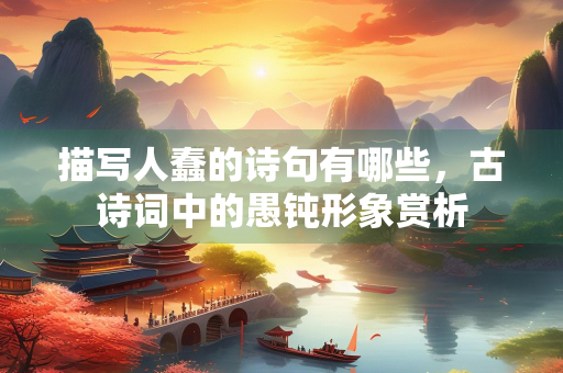 描写人蠢的诗句有哪些,古诗词中的愚钝形象赏析 描写人蠢的诗句有哪些,古诗词中的愚钝形象赏析