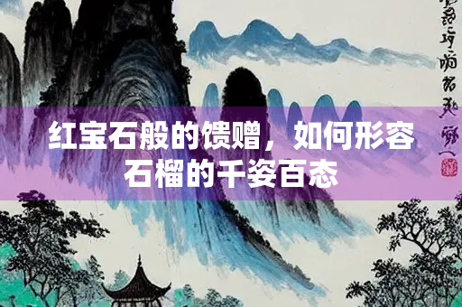 红宝石般的馈赠，如何形容石榴的千姿百态