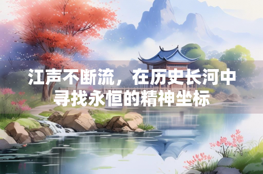 江声不断流，在历史长河中寻找永恒的精神坐标