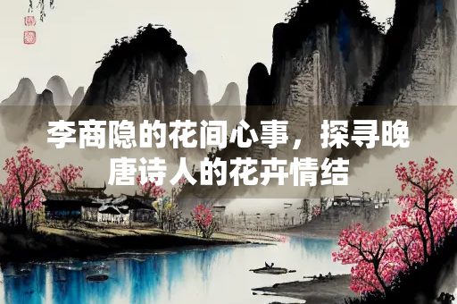 李商隐的花间心事，探寻晚唐诗人的花卉情结