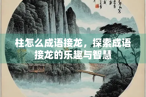 柱怎么成语接龙，探索成语接龙的乐趣与智慧