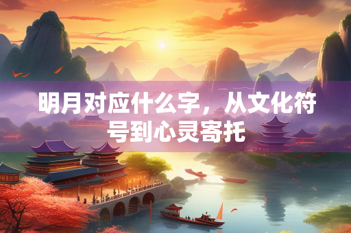 明月对应什么字，从文化符号到心灵寄托