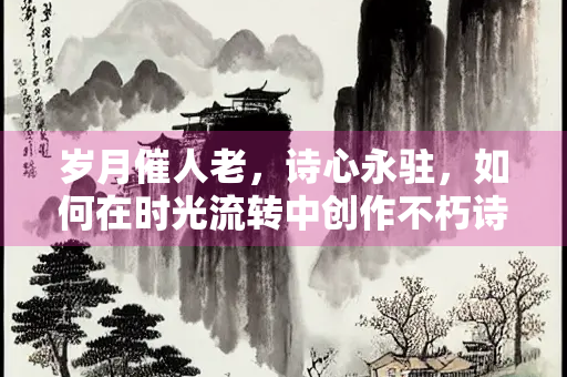 岁月催人老，诗心永驻，如何在时光流转中创作不朽诗篇