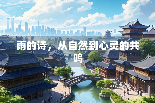 雨的诗，从自然到心灵的共鸣