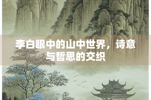 李白眼中的山中世界，诗意与哲思的交织