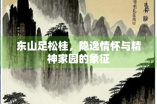 东山足松桂，隐逸情怀与精神家园的象征