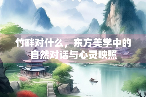 竹畔对什么，东方美学中的自然对话与心灵映照